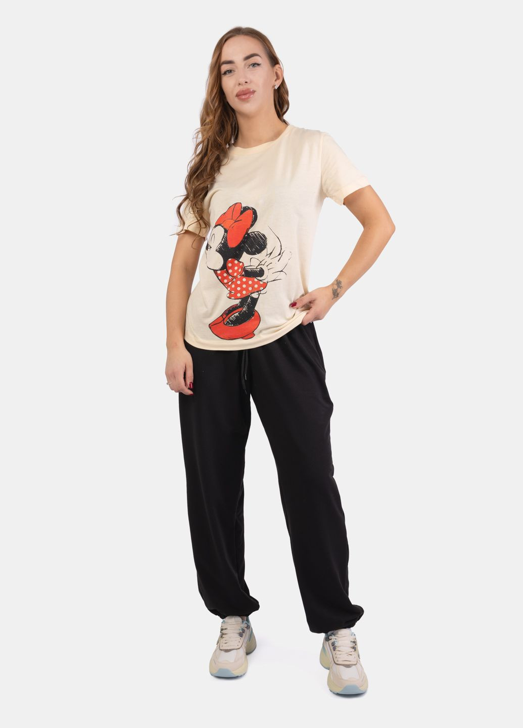 Футболка жіноча бежева 103744 Fashion - (330748876)