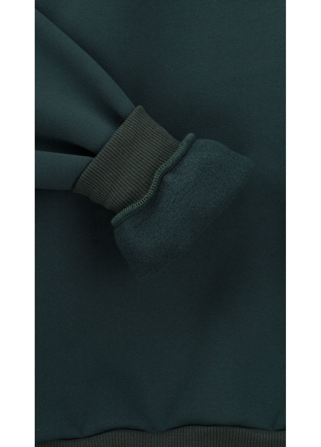 Темно-зелений світшот однотонний жіночий wbc02433 shop (2000990818874) LAWA (316025333)