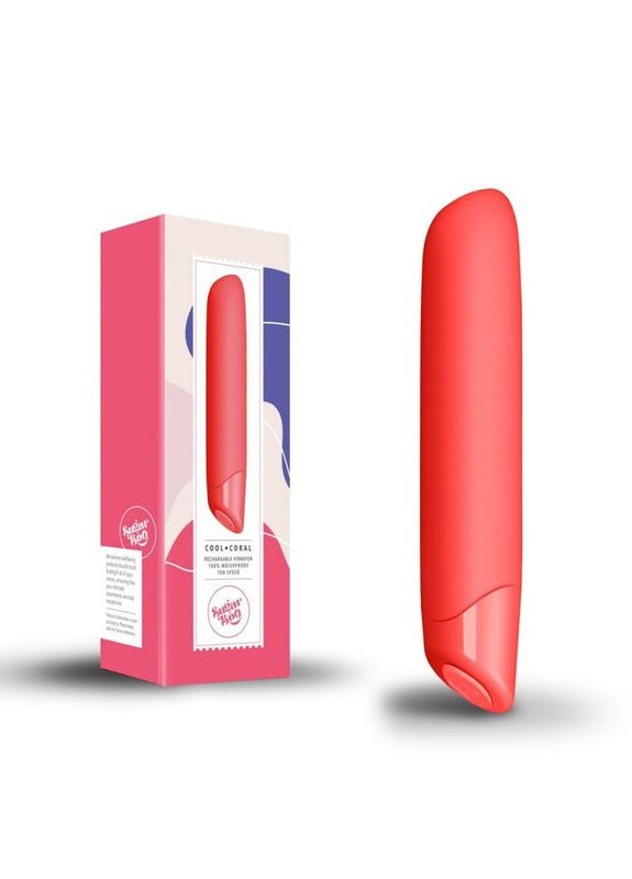 Вибратор Cool Coral, 10 уровней интенсивности SugarBoo (335389827)