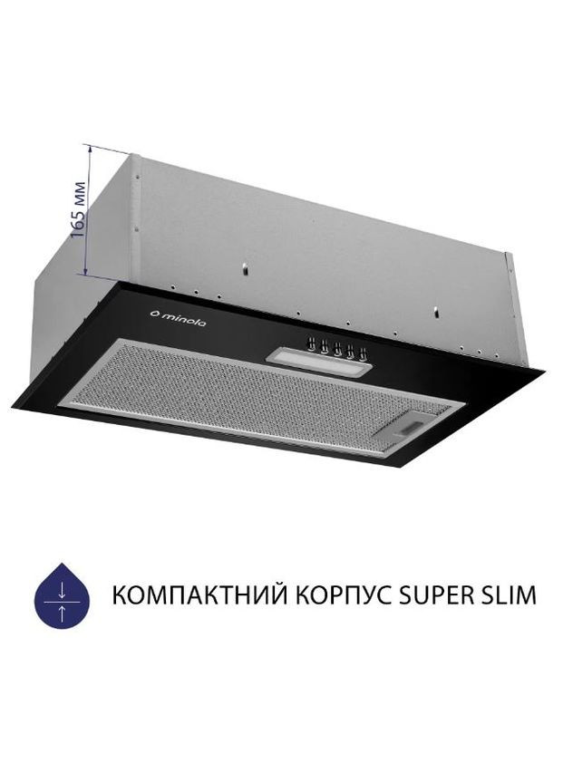 Витяжка HBI 5614 BL 1000 LED MINOLA (356139601)