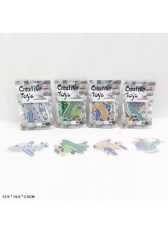 Набір для творчості термомозаїка повітряний транспорт CT-0023L в асортименті 4 види, пакет 12.5*19*2 см. No Brand (362424892)