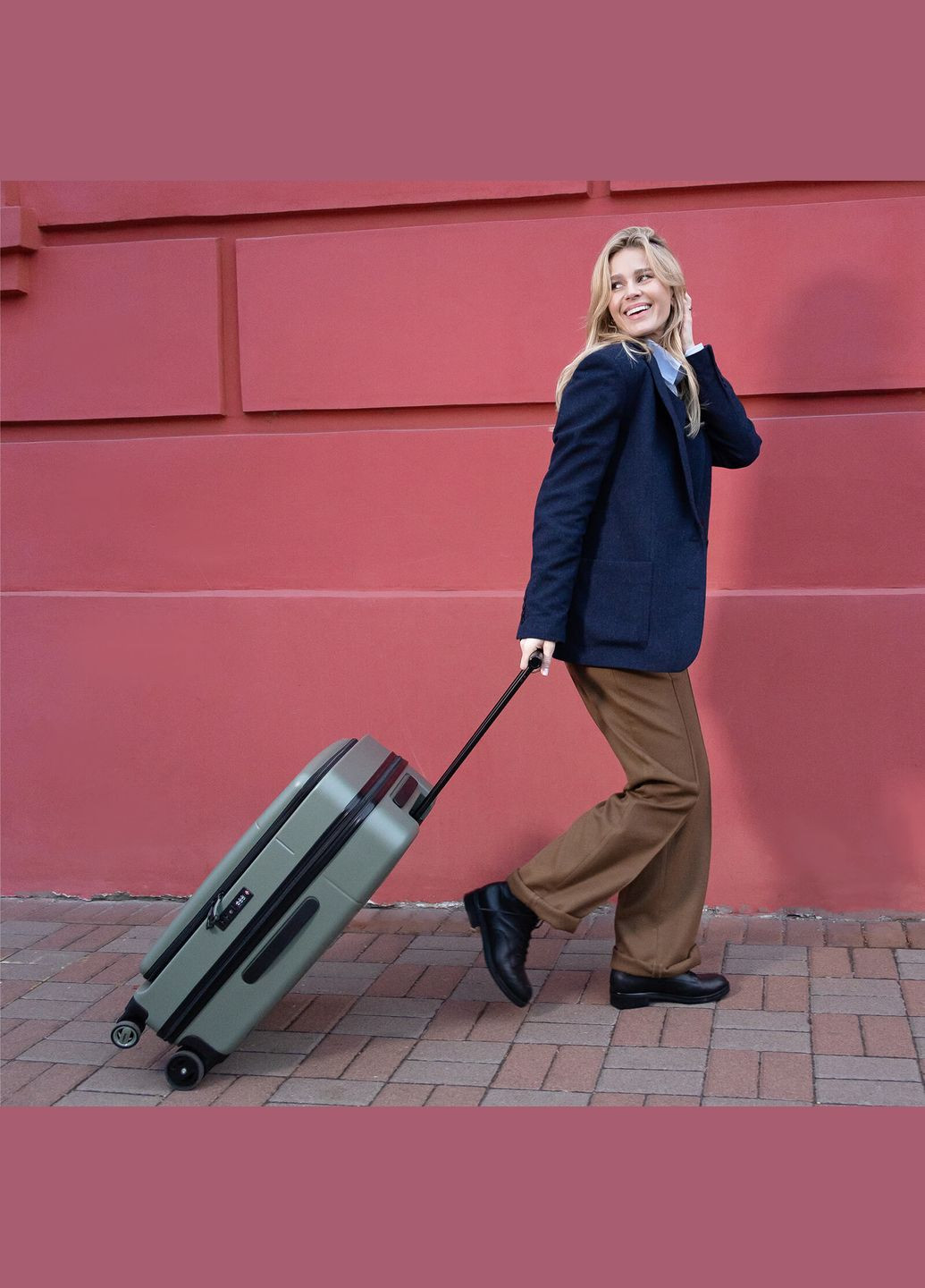 Чемодан Velo 45х59 см Хаки ('1140621767') Bagland (322463966)