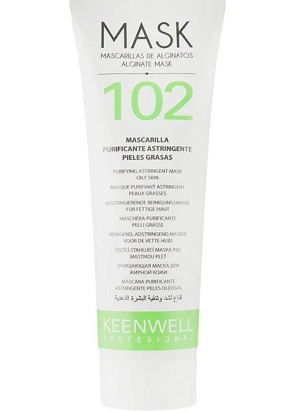 Keenwell Очищувальна маска для жирної шкіри Alginate Mask № 102 Очищающая маска для жирной кожи (2-936460) — Крем, Іспанія (380139679)