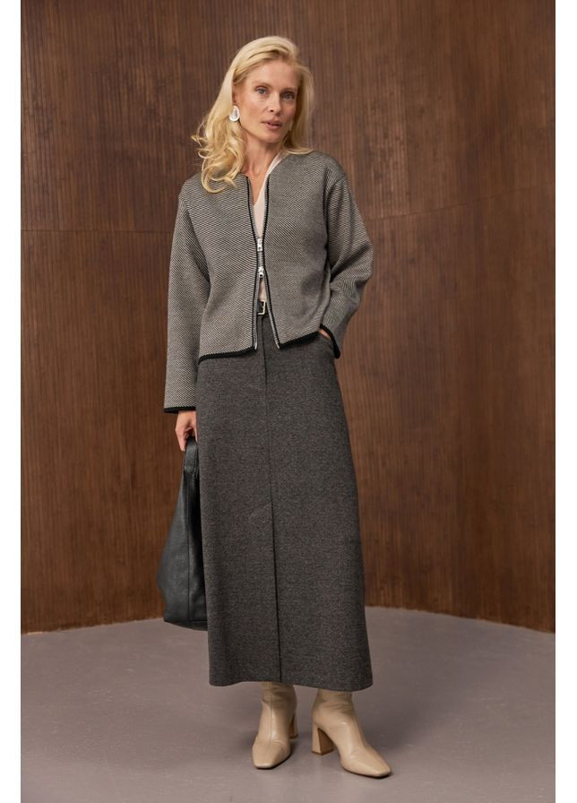 Черная юбка 3080 базальт Triko Bakh
