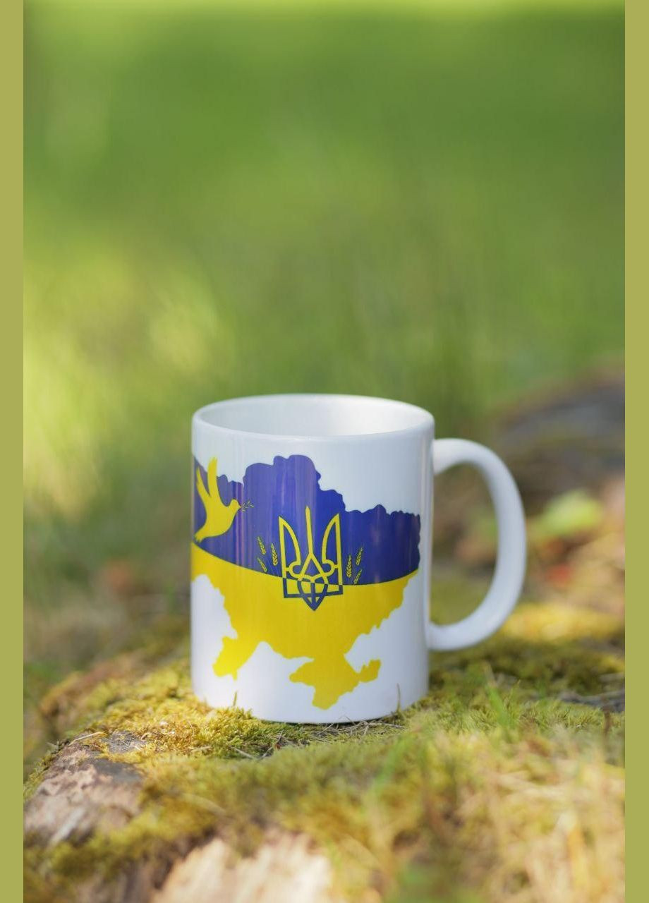 Чашка именная с картой Украины 330 мл. No Brand (339043139)