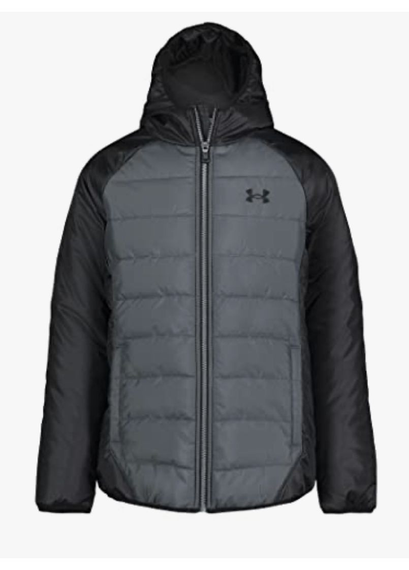 Черная демисезонная демисезонная детская куртка Under Armour