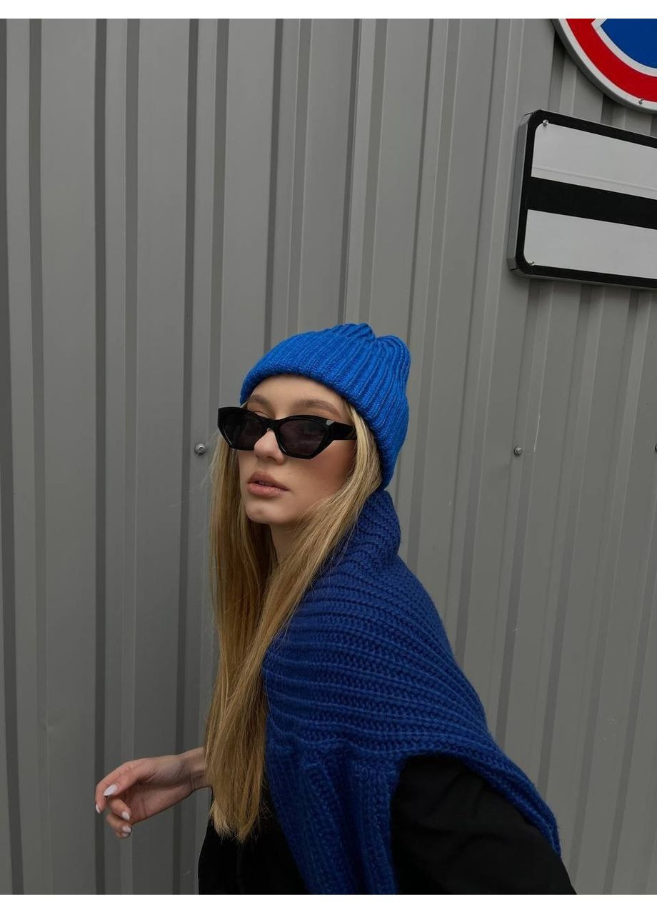 Шапка унісекс біні у рубчик JUGO LOVELY (364686738)