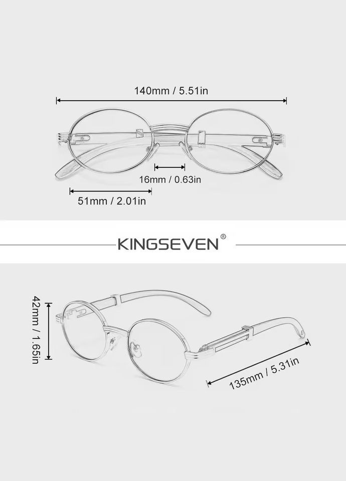 Женские поляризационные солнцезащитные очки 1326 Gold Brown KINGSEVEN (361056027)
