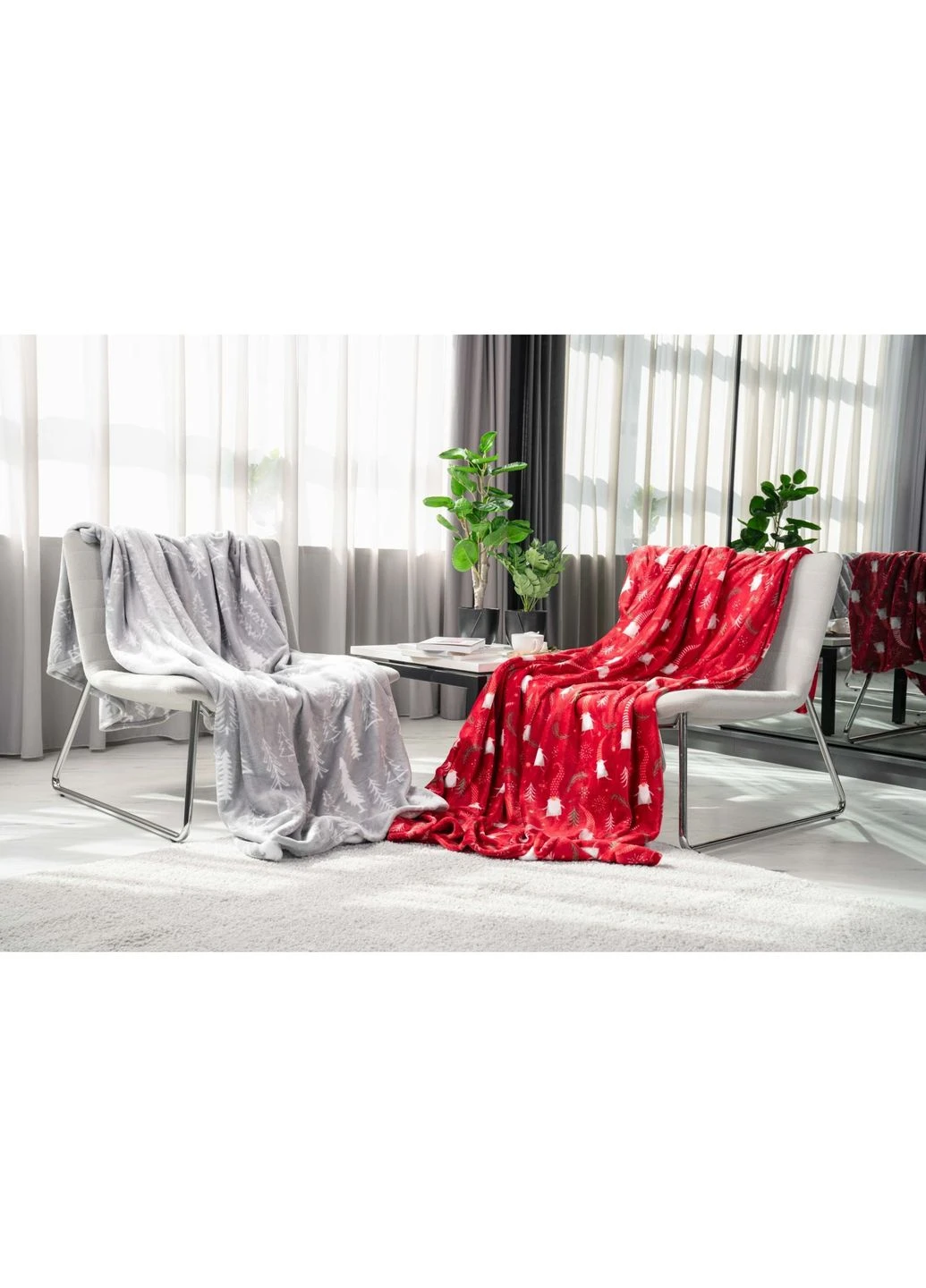 Плед Flannel ялинки 160х200 см (ART0110PB) Ardesto Flannel ялинки 160х200 см (379098970)