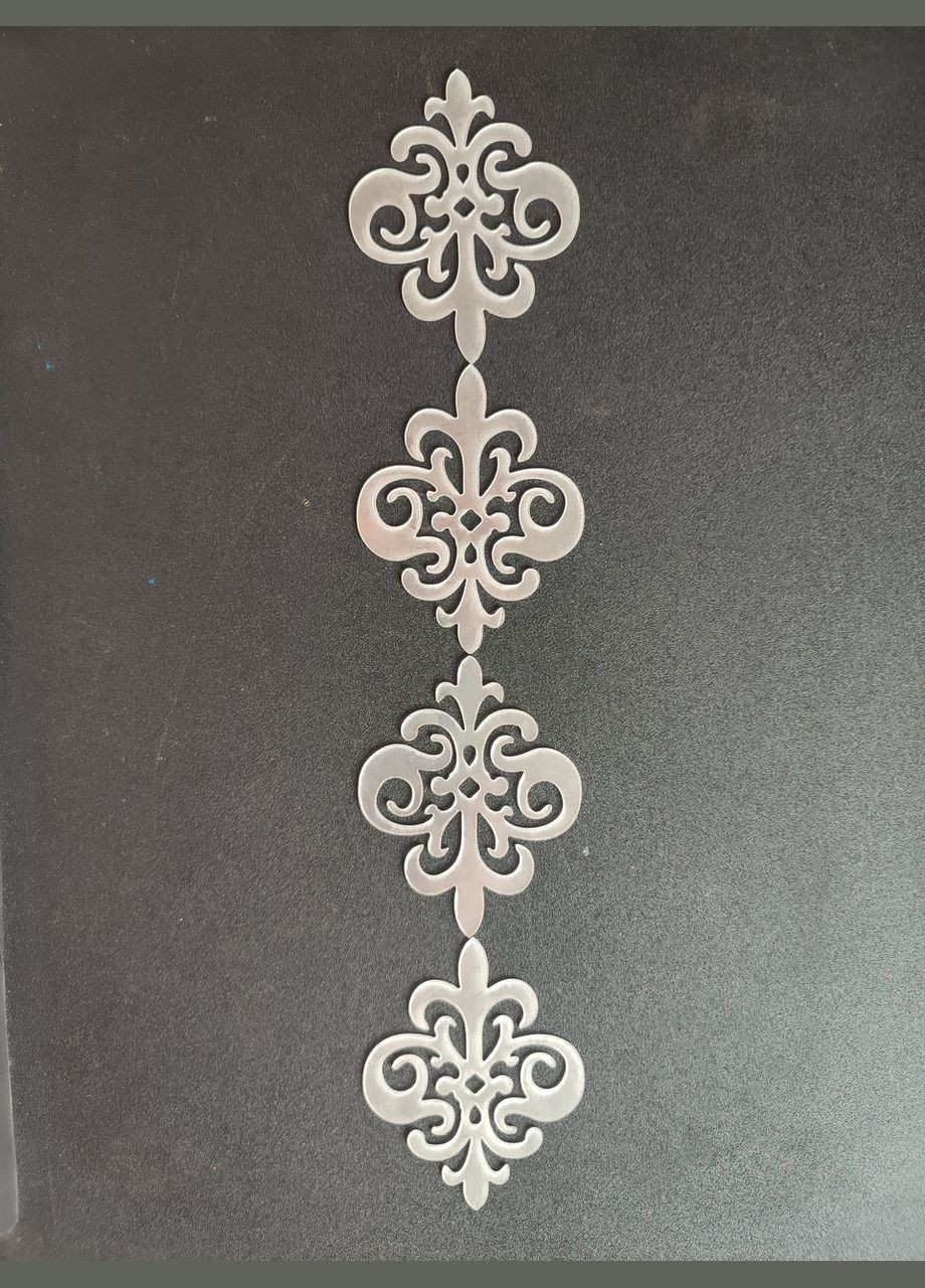 Акриловые зеркальные наклейки Орнамент 12 х 9,5 см 10 шт набор Б153 No Brand (302242027)