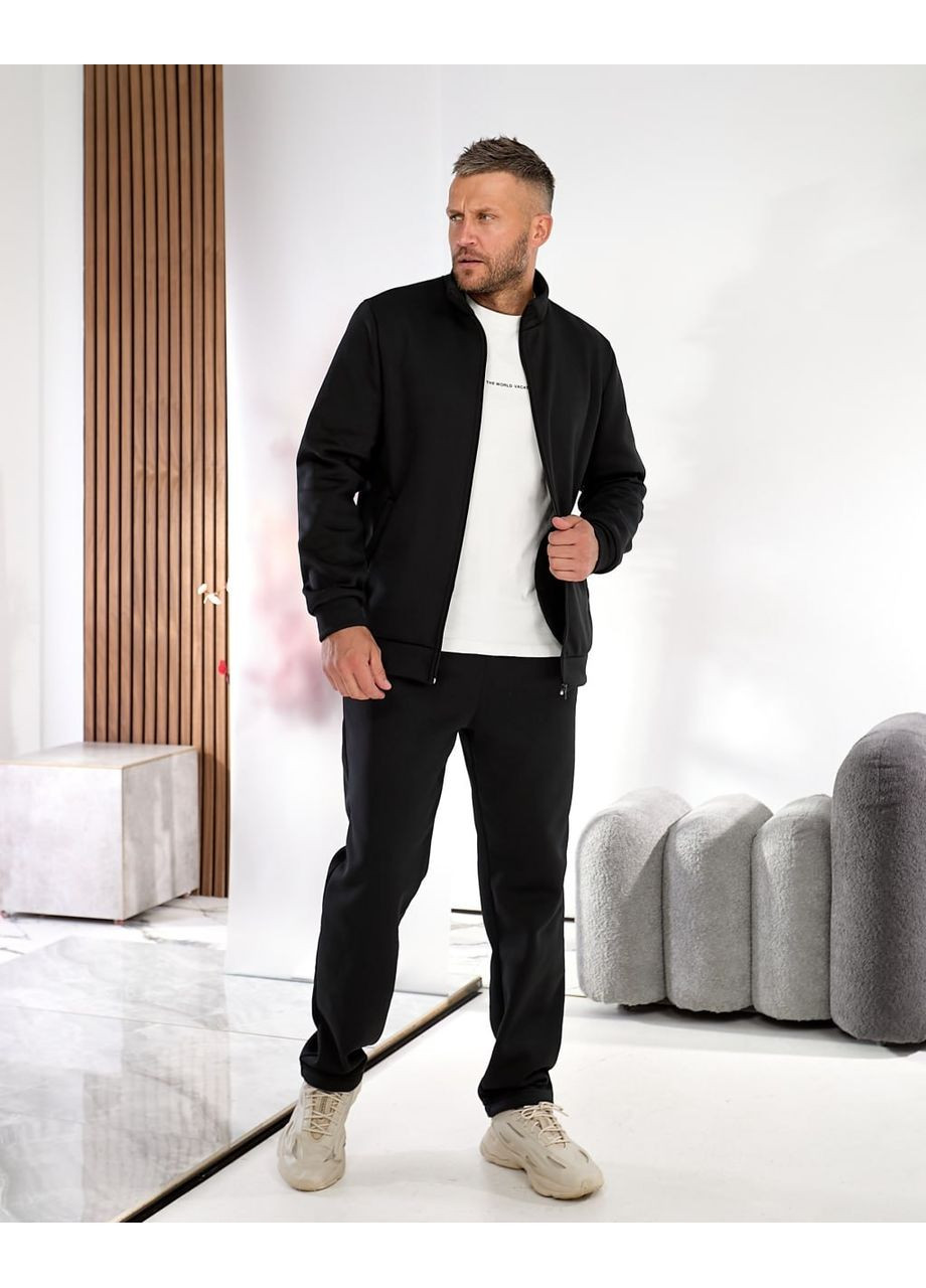 Мужской спортивный костюм на флисе "Street Force" – Размерная сетка в описании. GD/GL Модний простір (364965533)