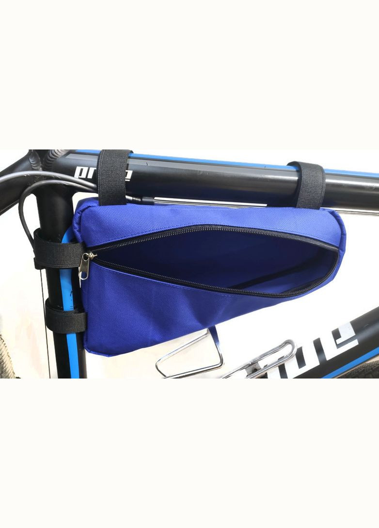 Велосипедна сумка на раму, велосумка Plutcor (28*16 см oxford 600d) синя, Україна No Brand (334689454)
