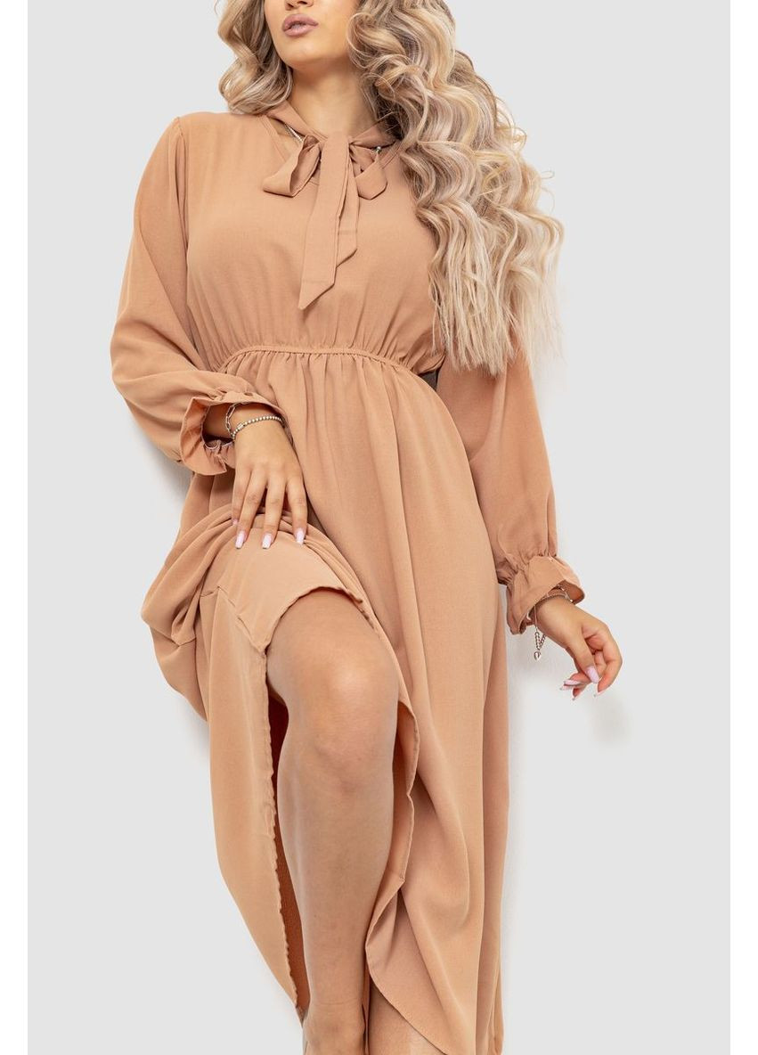 Темно-бежевое платье нарядное Sport Line