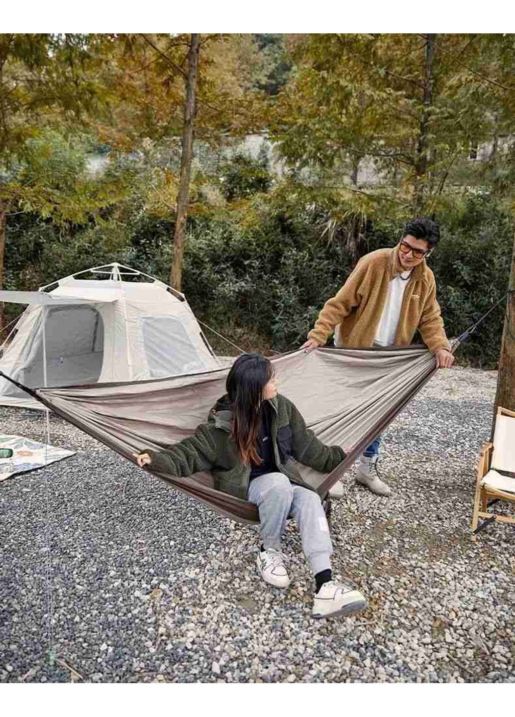 Гамак одномісний NX22681001 khaki Mobi Garden (370666268)