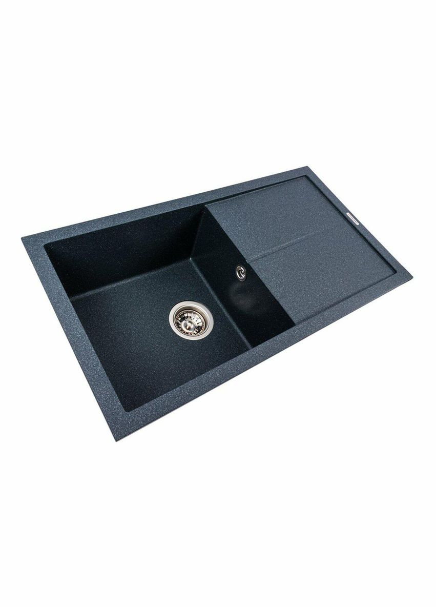 Гранитная мойка для кухни 7843 SOLID матовый Антрацит Valeso (342071521)