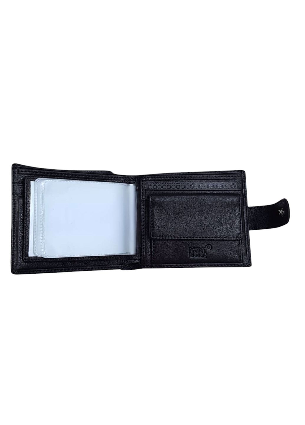Чоловічий шкіряний гаманець з візитницею Mont Blanc (364301773)