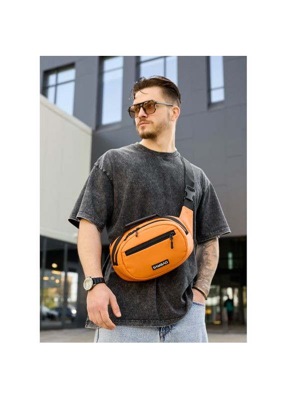 Сумка через плече бананка Flex помаранчева Sambag (341483911)