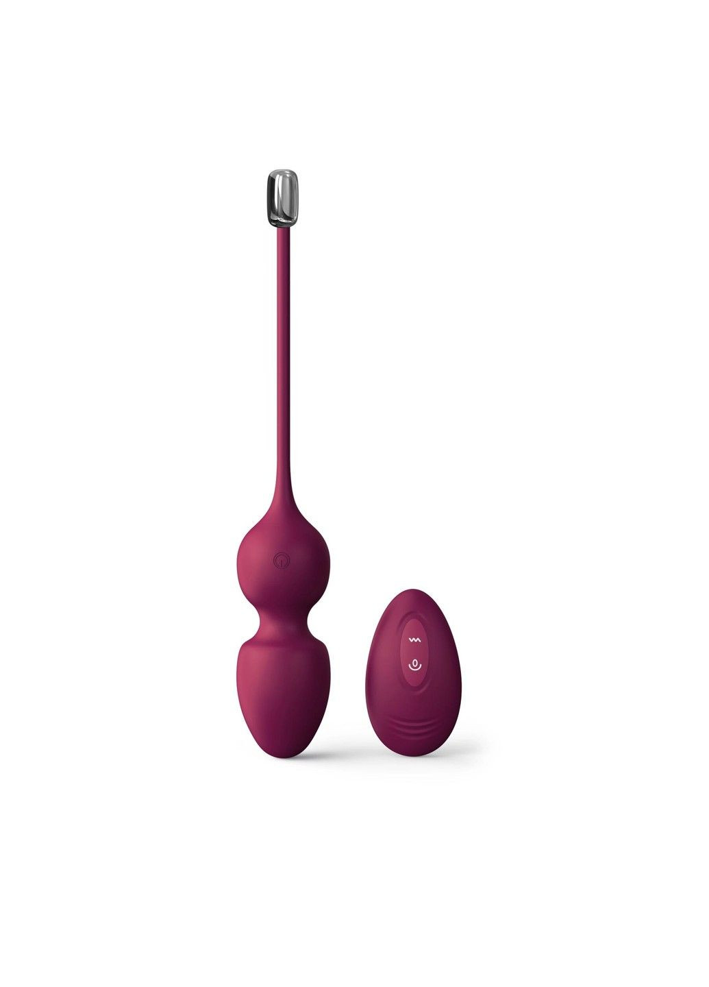 Вагінальні кульки LOVE BALLS PLUM з вібрацією Dorcel (316253042)