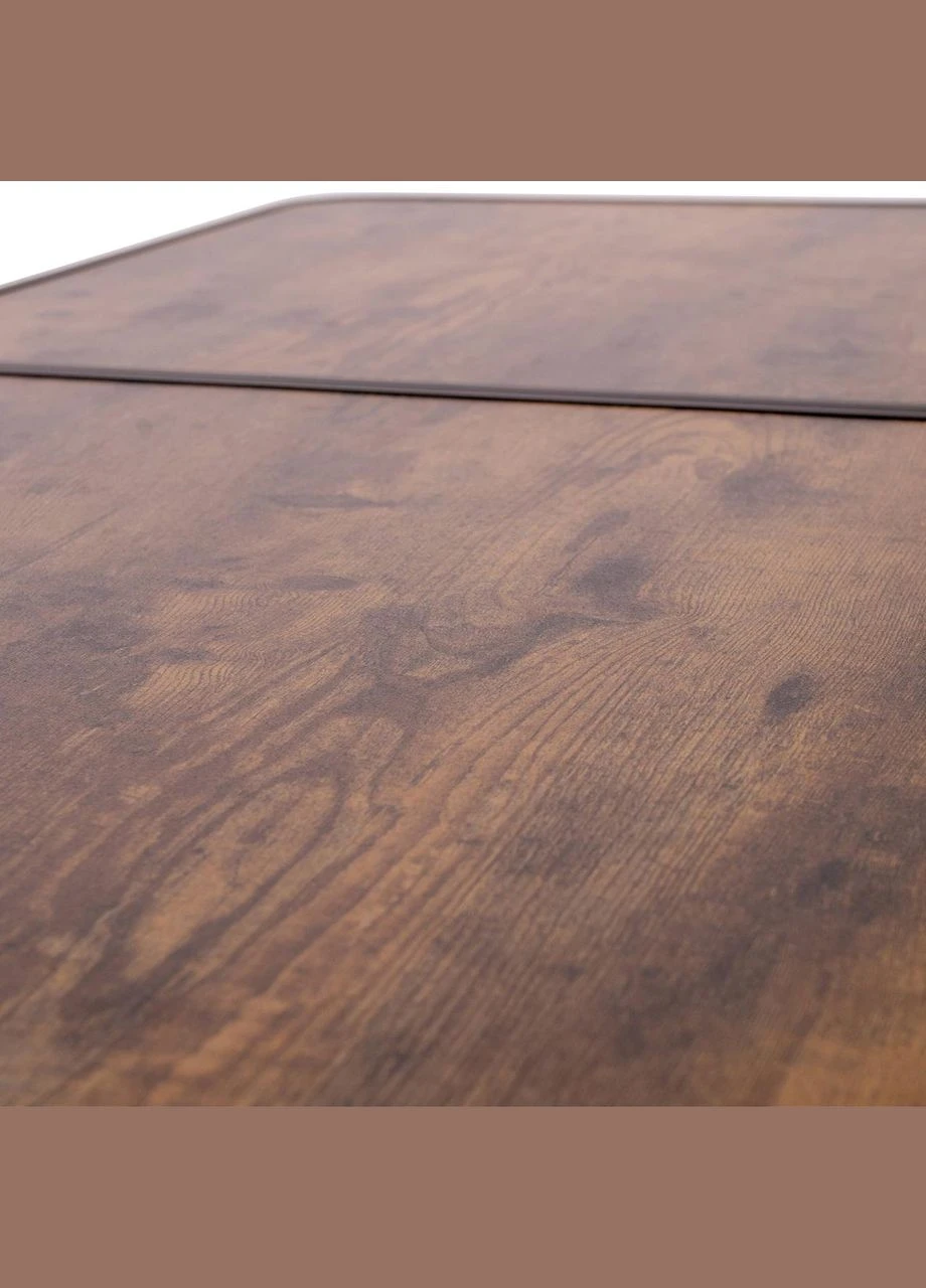Стіл Decatur 90x60 cm Black/Wood look (1404200) Bo-Camp (296654798)