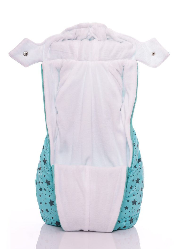 Комбінезон Трансформер на флісі у Зірки м'ятний 86 см (36519) BABYKROHA (315424058)