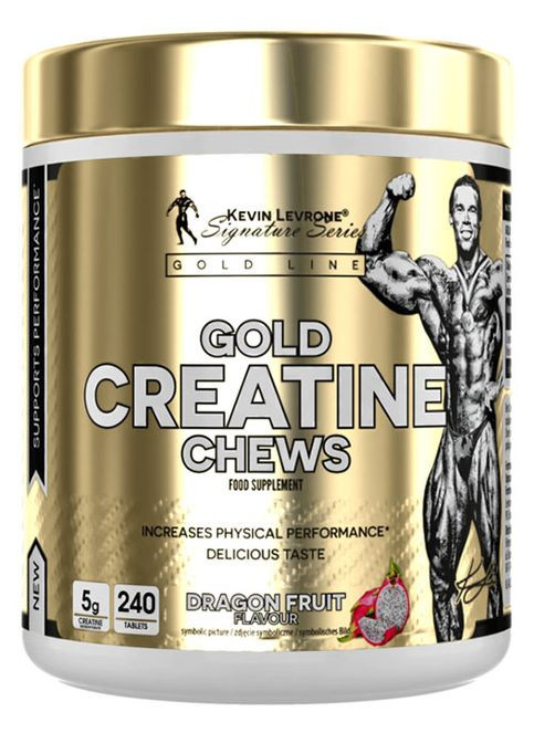 Gold Creatine Chews 240 Chewable Tabs Dragon fruit Kevin Levrone (346267796)