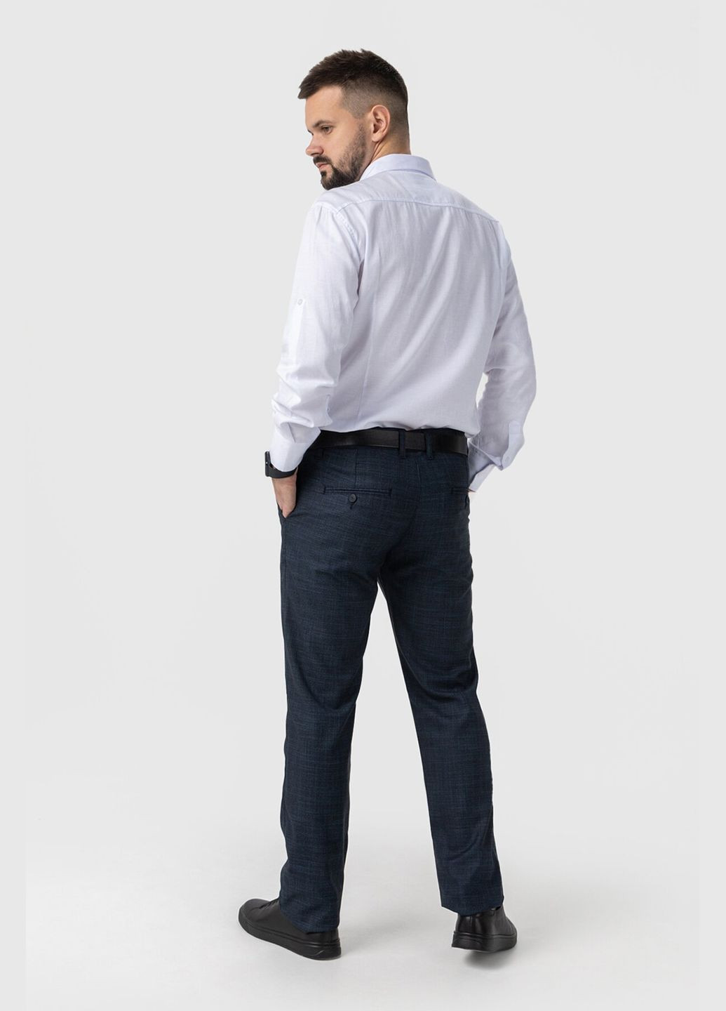 Темно-синие повседневный демисезонные брюки Redpolo