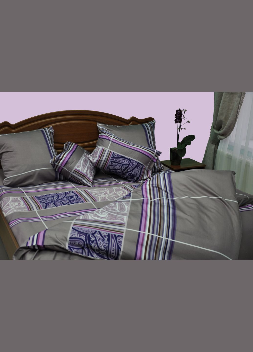Комплект постельного белья двуспальный сатин Гера Катруся (280930730)