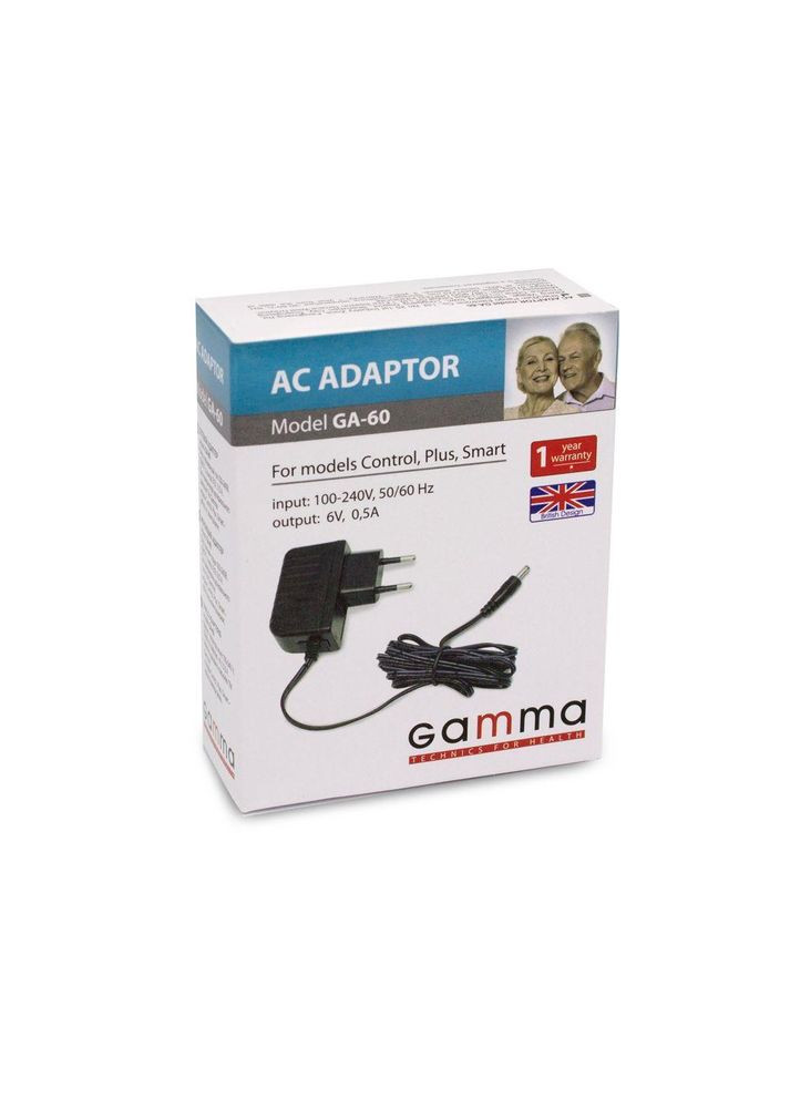 Адаптер мережевий GA-60 для тонометрів (Optima, Control, Smart, Plus) гарантія 1 рік GAMMA (296785594)