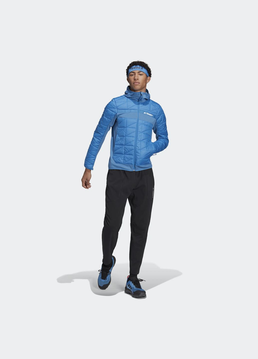 Синяя демисезонная утепленная куртка adidas Terrex Multi Primegreen Hybrid