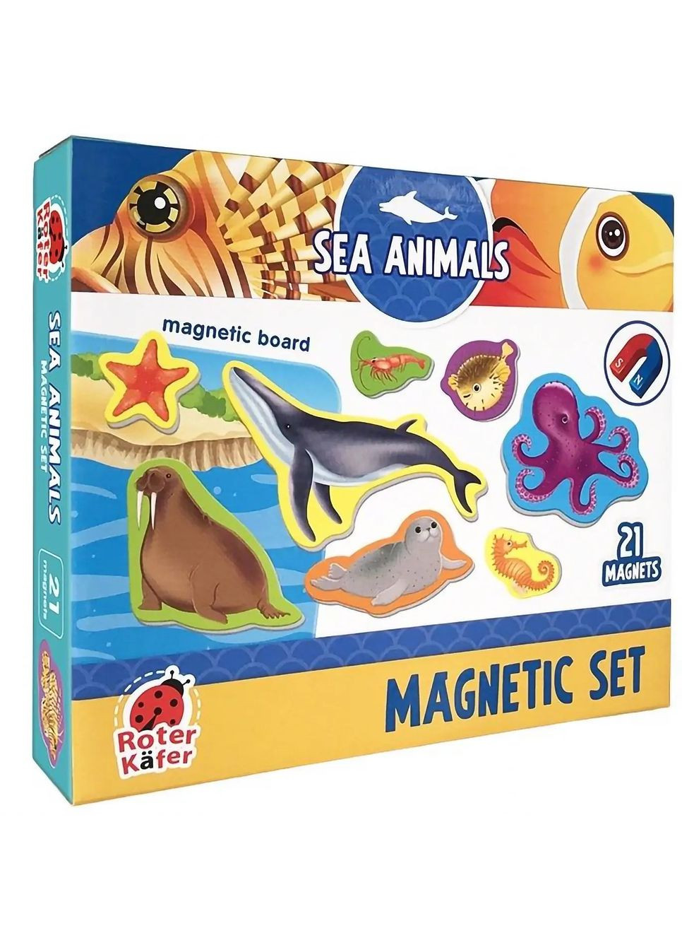 Магнітний набір Морські мешканці з дошкою () Roter Kafer RK2090-05 (328398428)