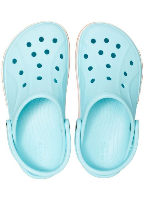 Голубые сабо Crocs