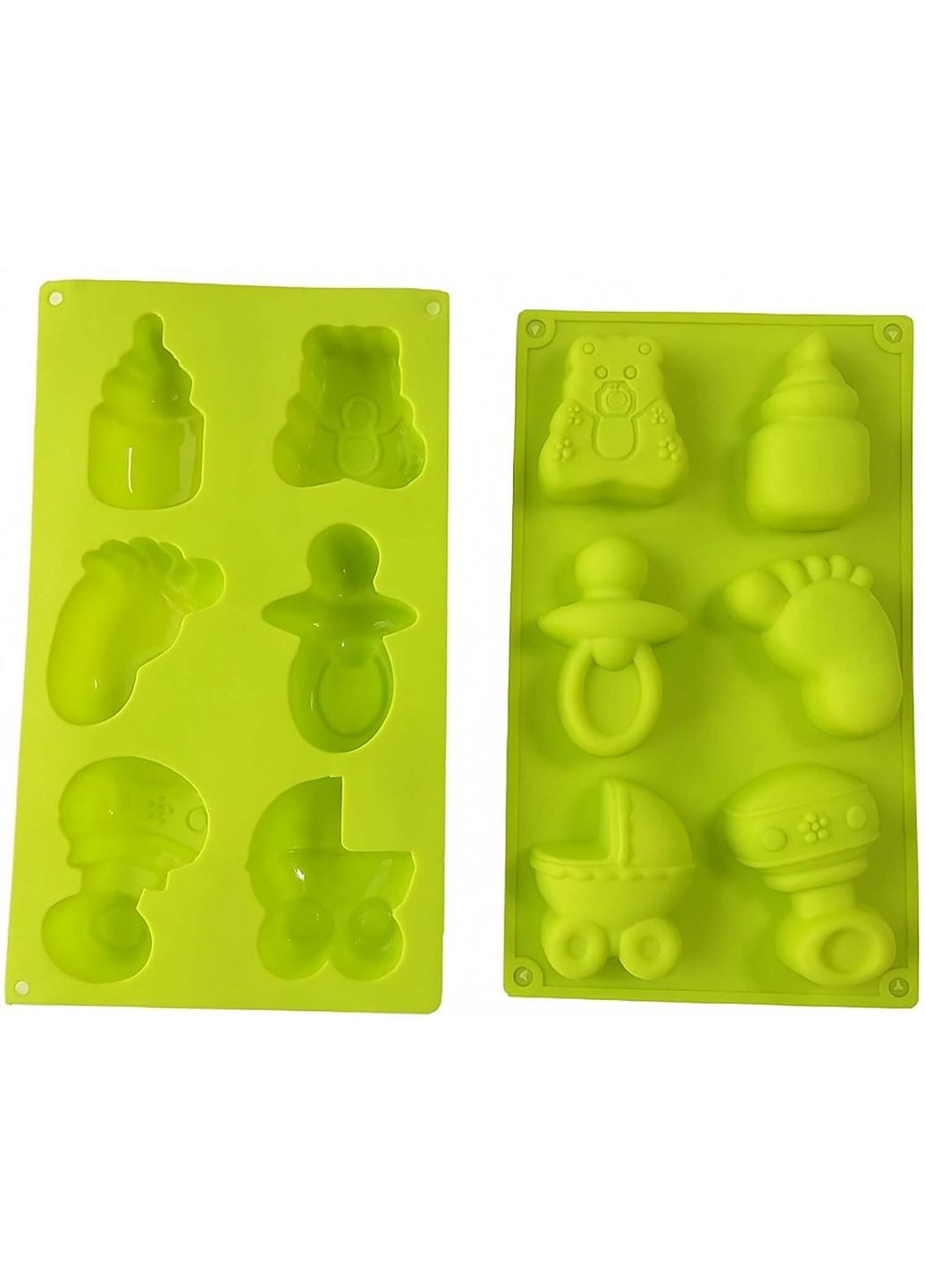 Форма силиконовая на планшете 3D молд "Детский" на 6 фигурок 29x17 см Kitchen Master (341724469)