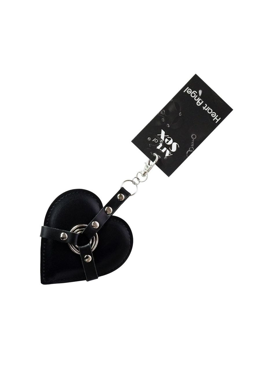 Брелок на карабіні для ключів Art of Sex Heart Angel, Чорний No Brand (324116938)