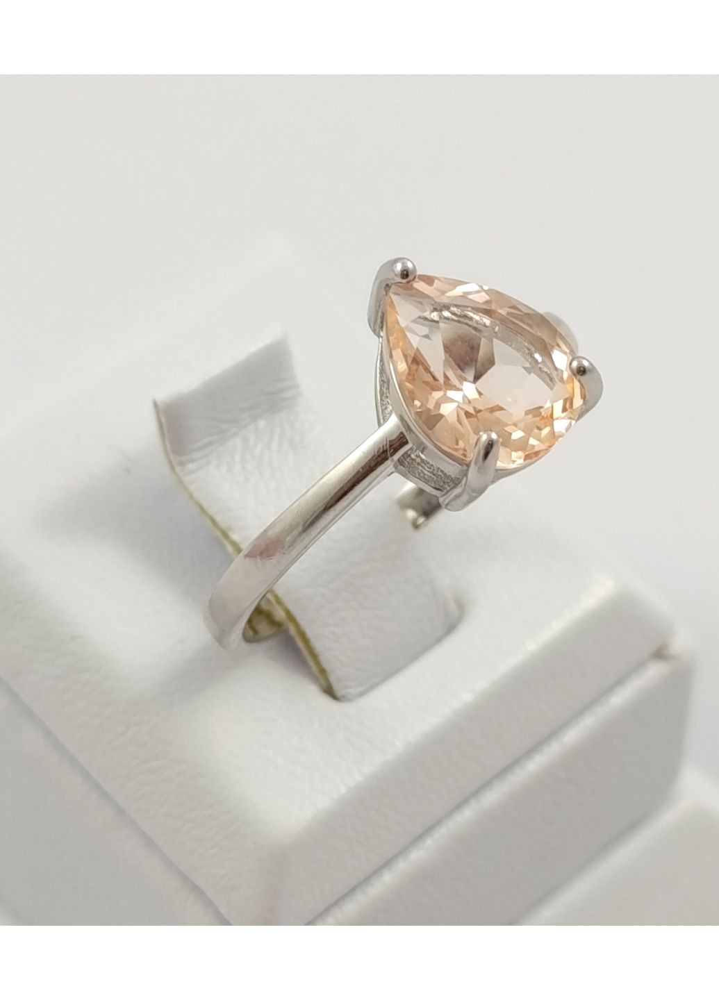 Срібна каблучка з морганітом КТ349/с-мг Shatlen Каблучка (356180701)