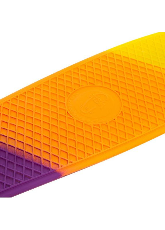 Скейтборд пластиковый RUBBER SOFT FISH 22in полосатая дека (MG004) (SK-412-9) Penny (361437438)