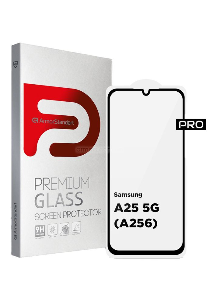 Защитное стекло Pro для Samsung Galaxy A25 5G (A256) Black (ARM69582) ArmorStandart (341485216)