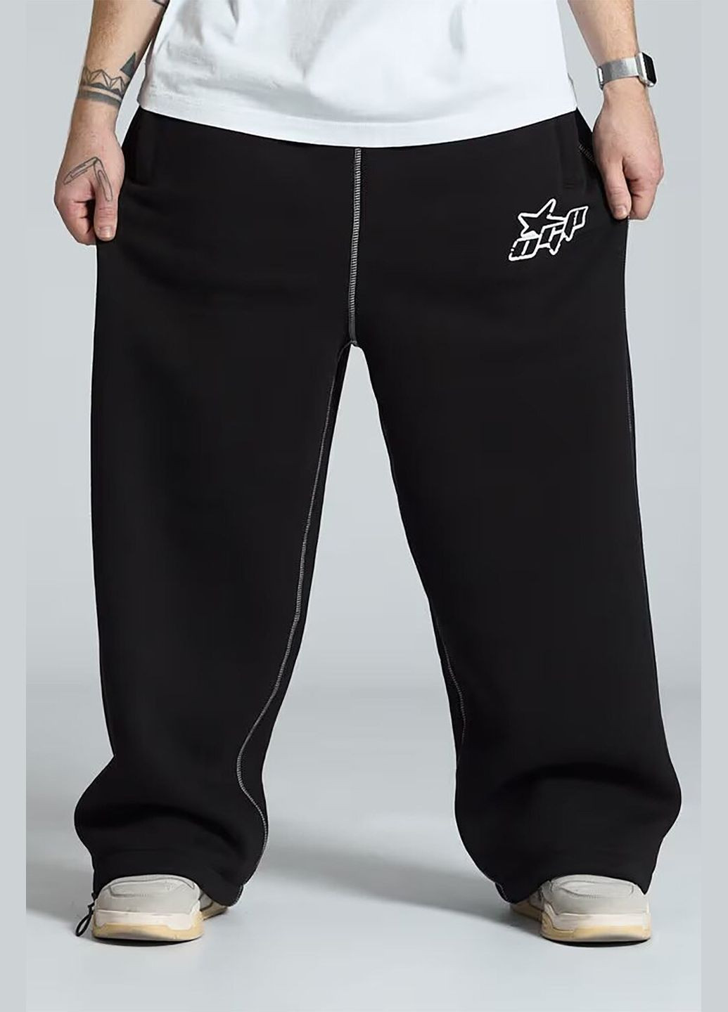 Черные зимние брюки OGONPUSHKA