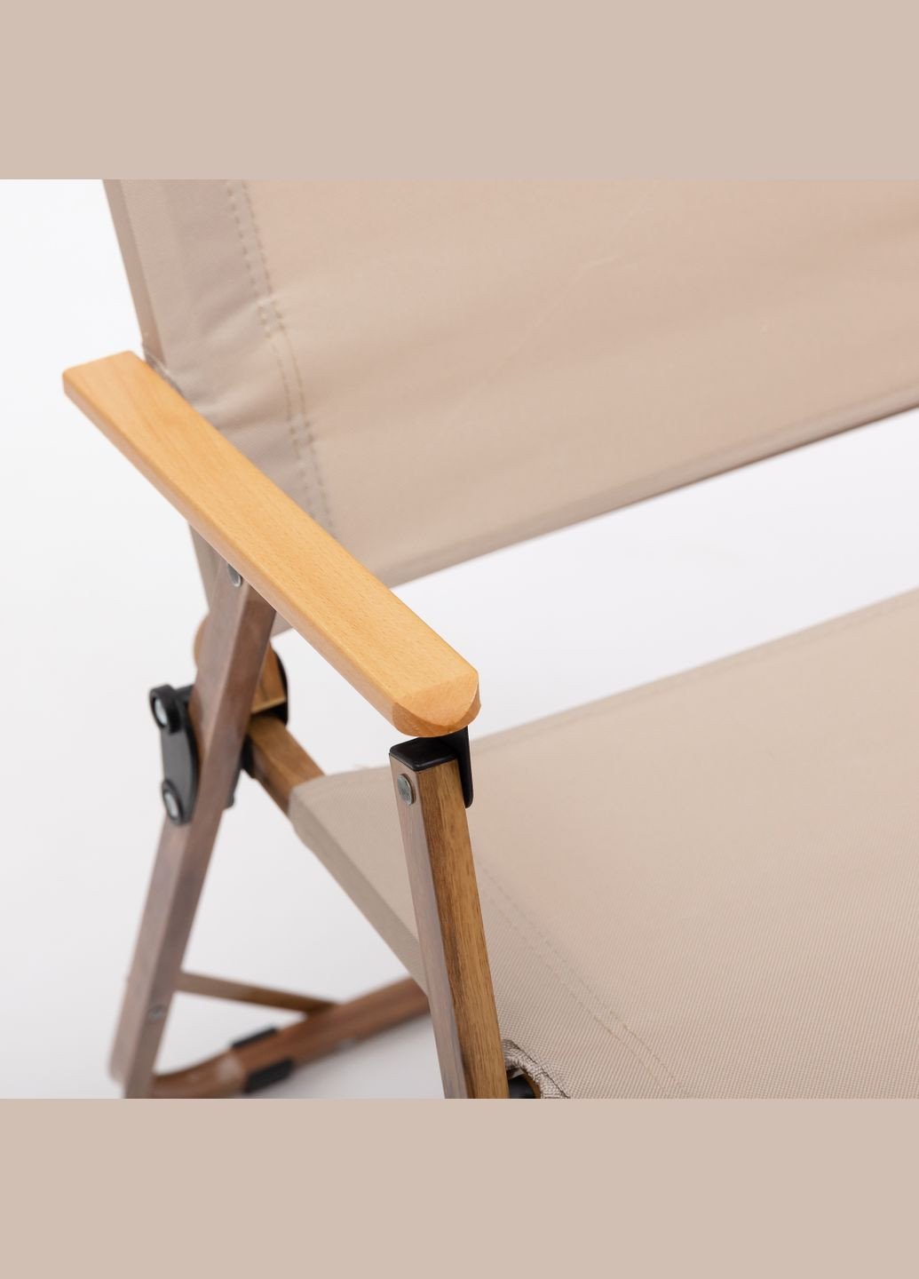 Крісло для кемпінгу складне LUGI HP-SY-1B 52х53х77 см до 130 кг бежевий No Brand (347643523)