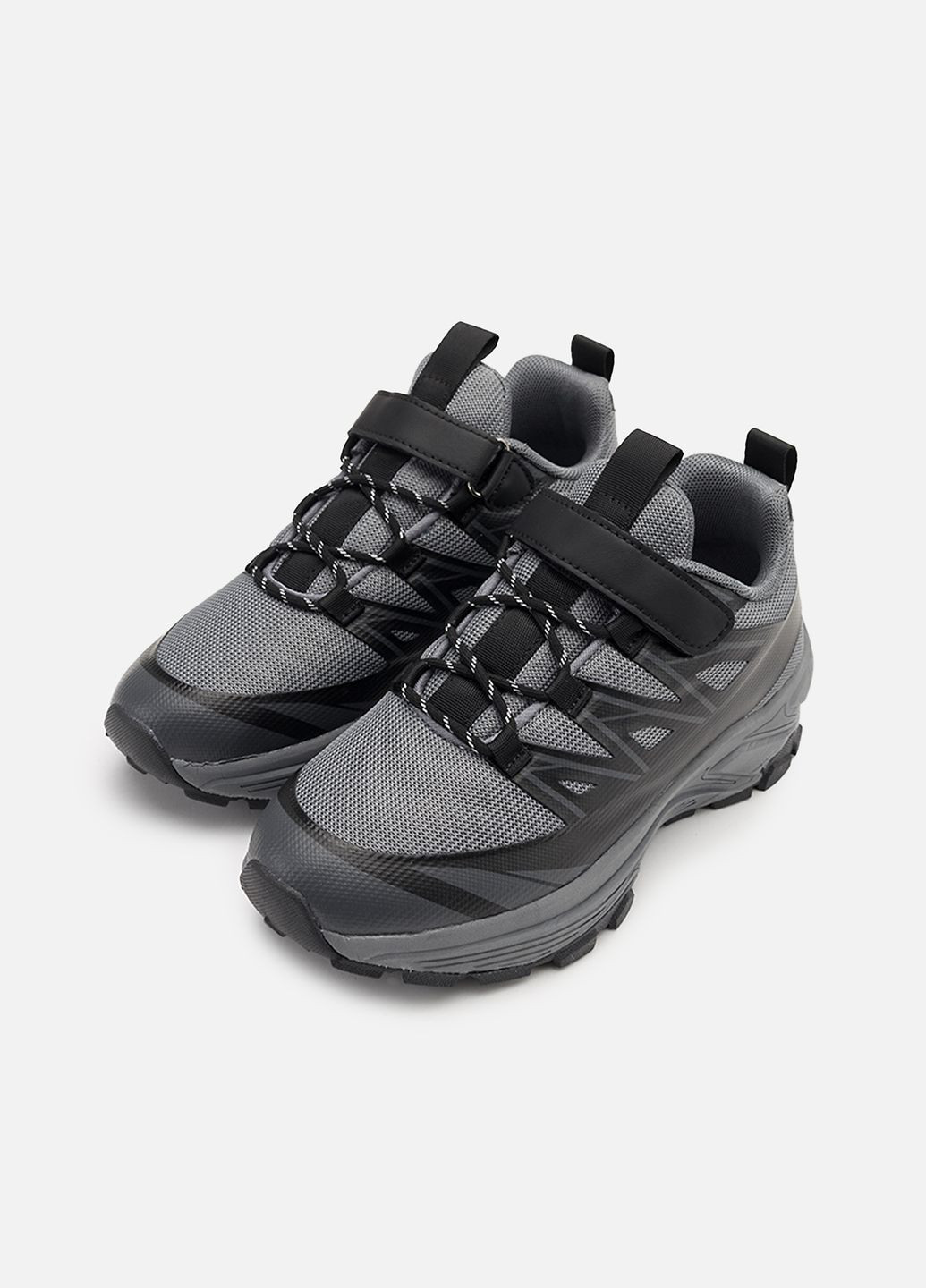 Сірі Осінні кросівки на пласкій підошві для хлопчика колір сірий cb-00265183 Yuki