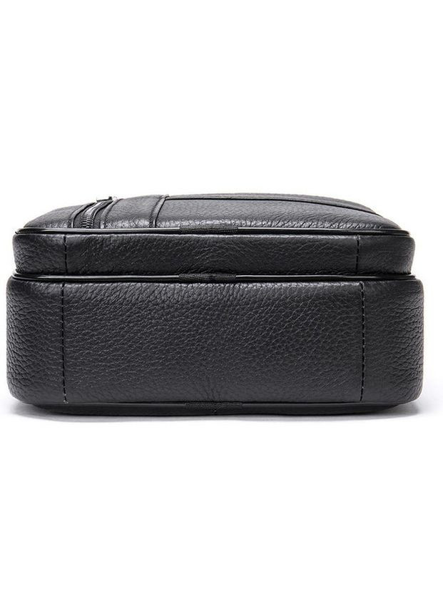 Сумка планшет через плече чоловіча з натуральної шкіри Чорний 36450 Vintage (353690054)