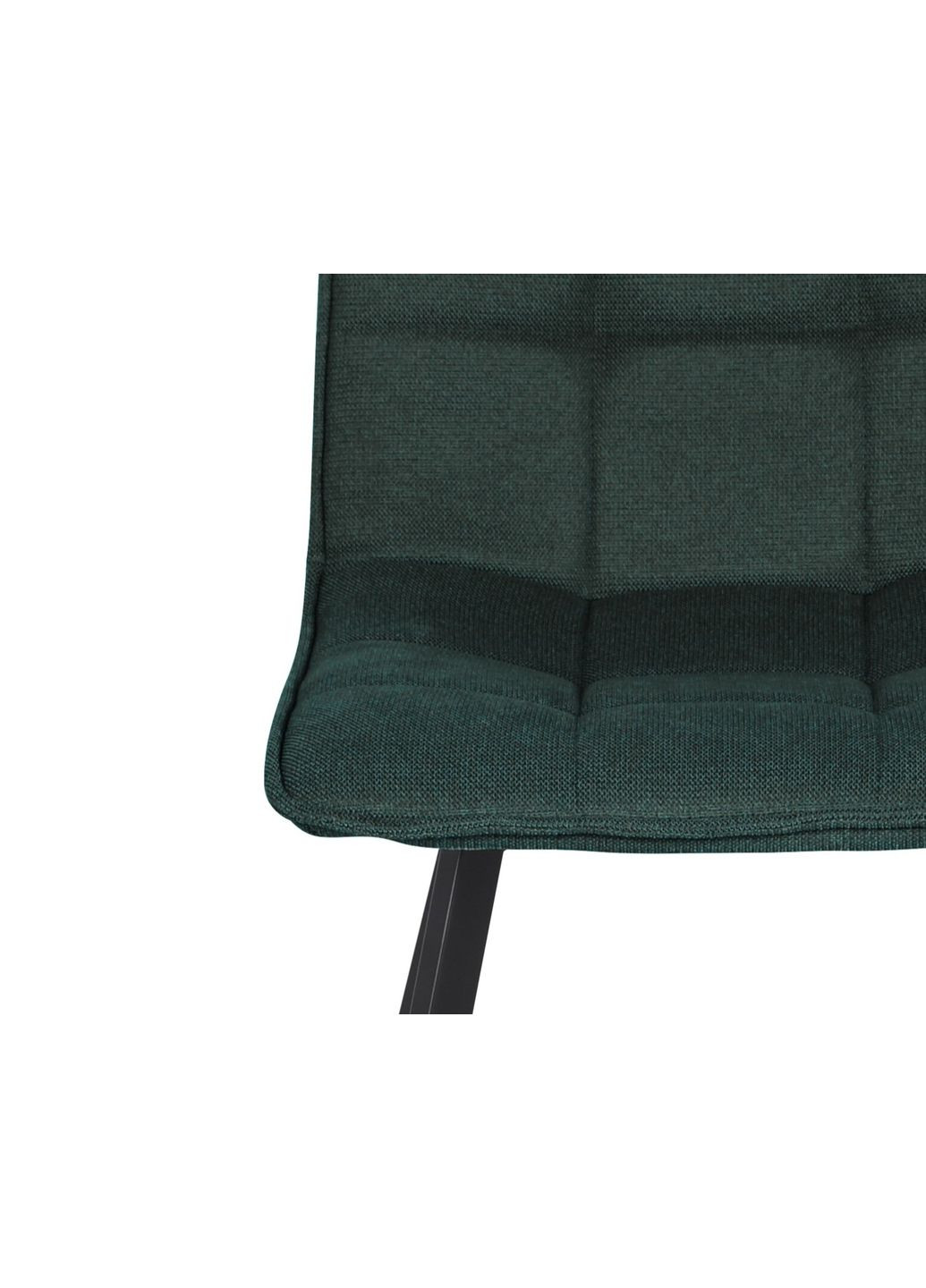 Стілець кухонний EARI TEX Чорний каркас / Смарагдова тканина Intarsio (372178467)