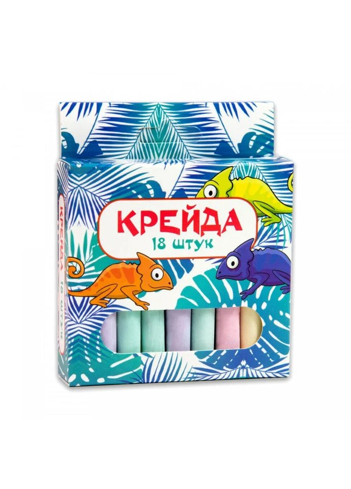 Мел "Маленький круглый", 18 штук, разноцветный 50107 Strateg (392272794)