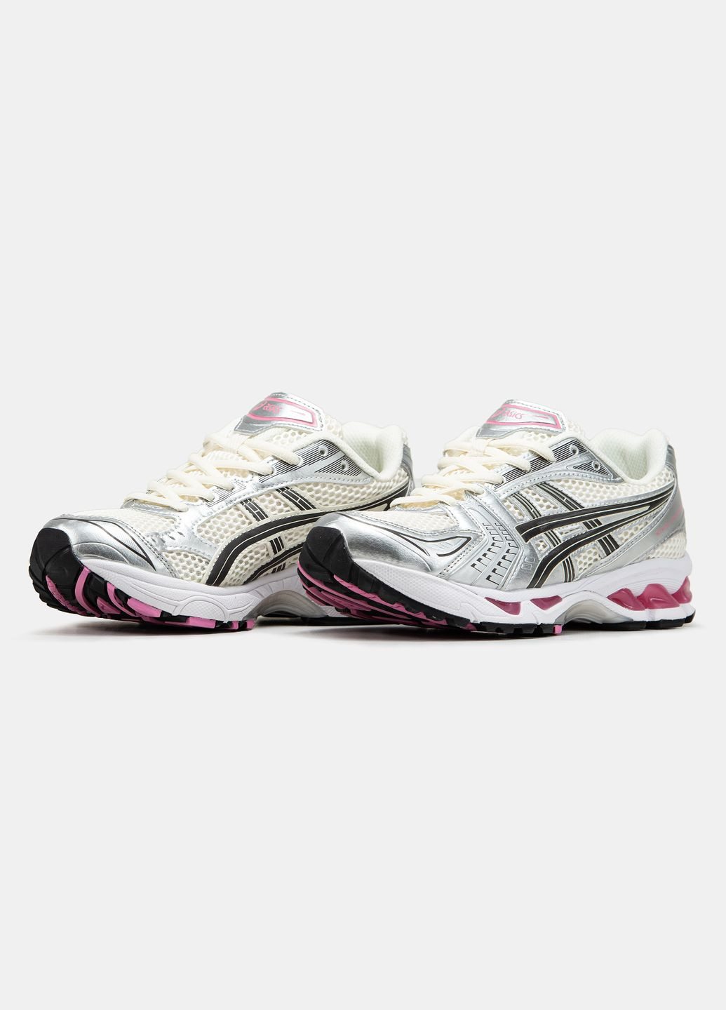 Кроссовки женские Asics Gel-Kayano 14 grey pink | Асикс Гель-Каяно серые розовые No Brand серые всесезоны (315018931)