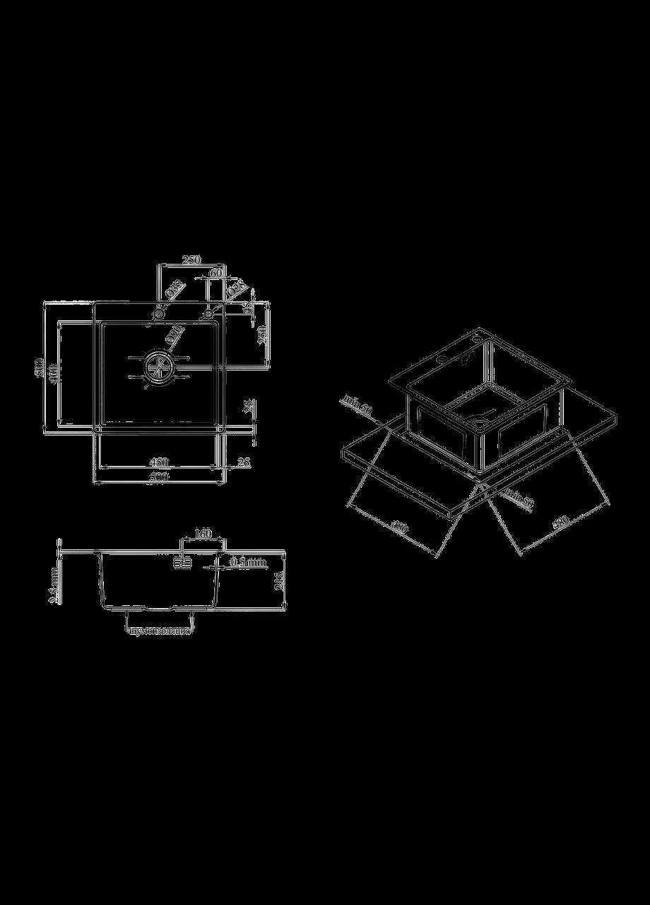 Комплект кухонной мойки Kroner (336933204)