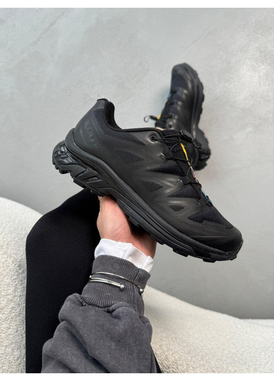 Чорні Осінні кросівки чоловічі salomon s / lab xt-6 triple black саломон хт-6 No Brand