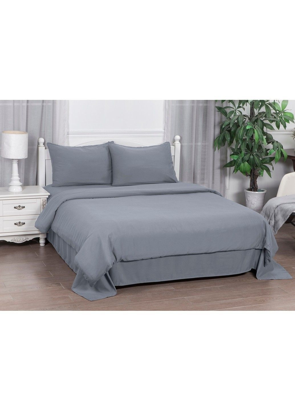 Комплект постельного белья Полуторный 150х200 см Maison Grey PATTERN 2-S Soho (373414540)