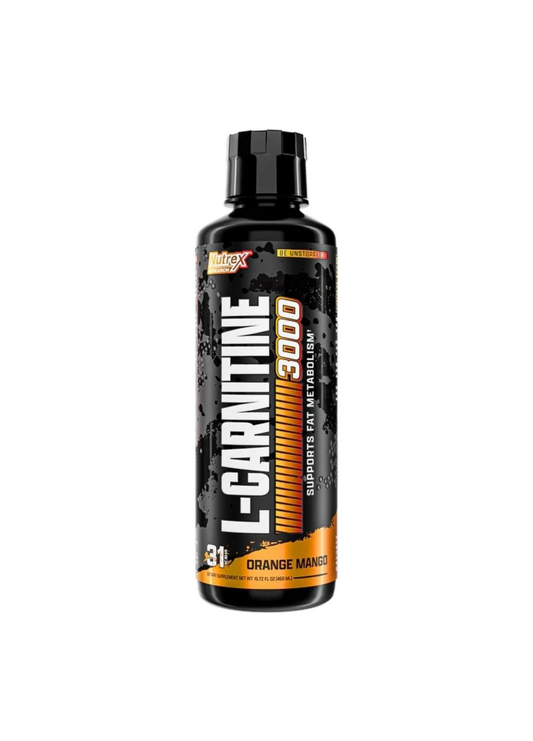 Жироспалювач Carnitine Liquid 3000, 465 мл Апельсин-манго Nutrex Research (315871214)