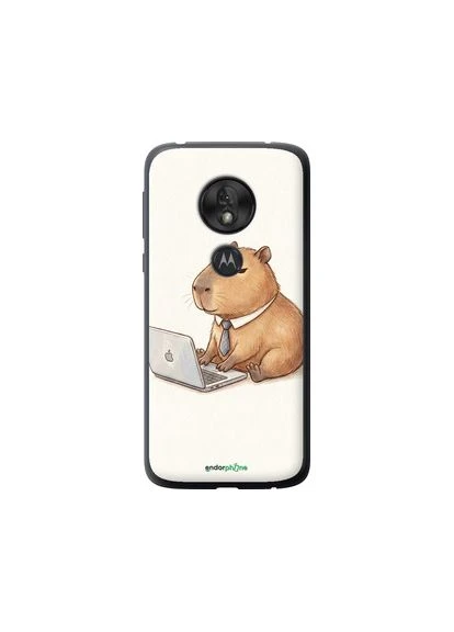 Чохол на Motorola Moto G7 Play Funny Capybara CEO Working "6777u-1656-2448" Endorphone (379908225)