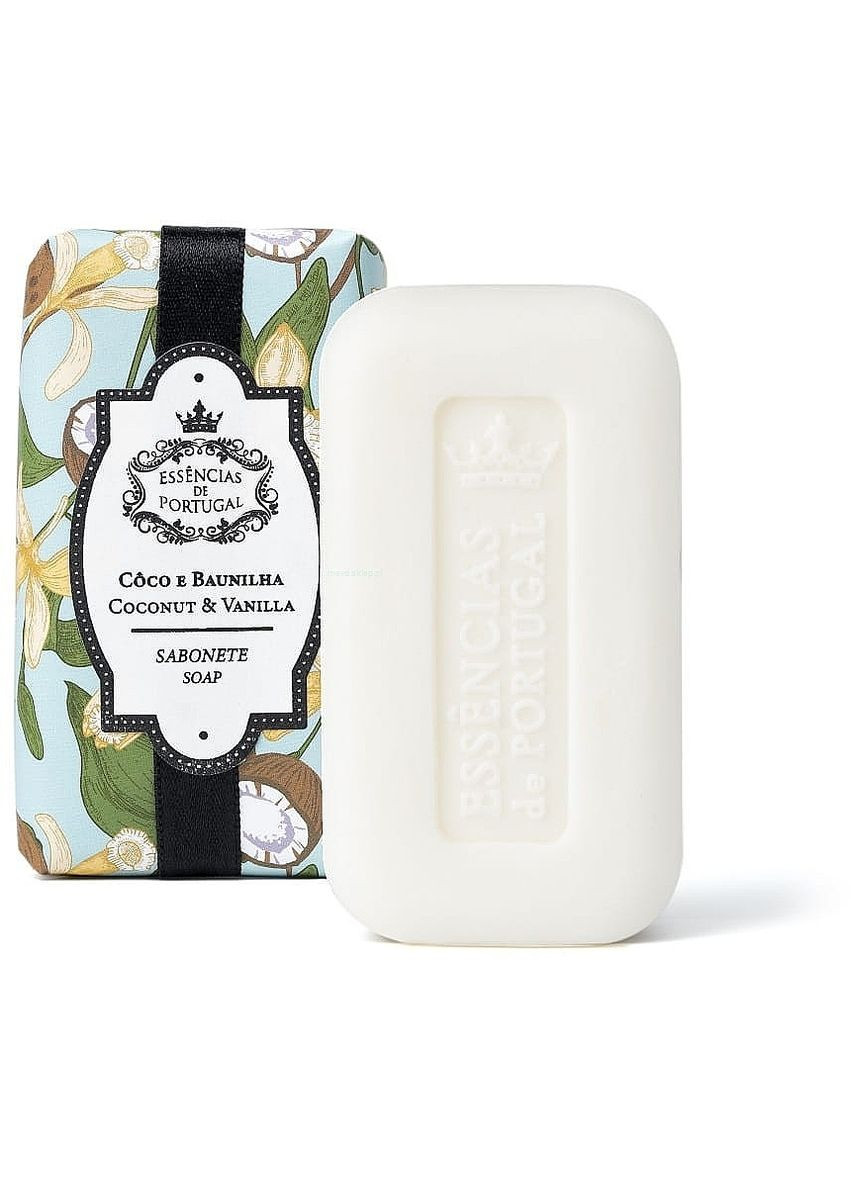 Натуральне мило "Кокос і ваніль" Sabonete Soap 150g (1374099-31098309) Essencias de Portugal (368643287)