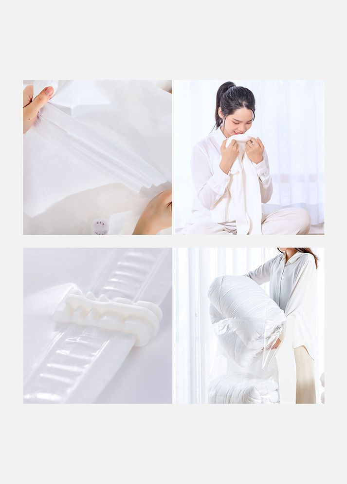 🔥 3D Вакуумні Пакети для Одягу - Комплект з 12 пакетів - 3 розміри ❤️ ТМ 🔥 Comshop (301219819)